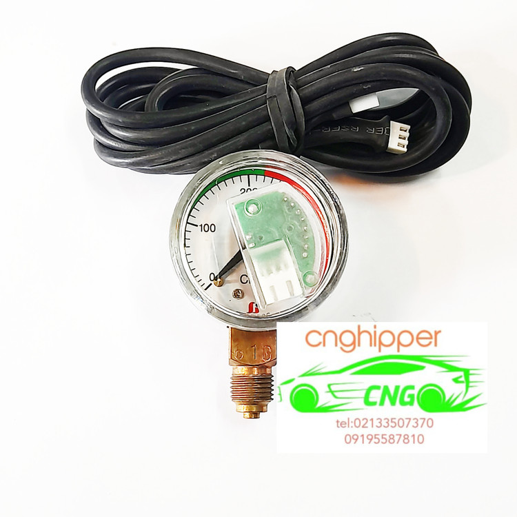 گیج عقربه ای سی ان جی CNG اصلیFAP فن آوران با کابل