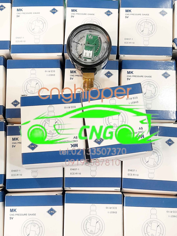 گیج پراید و وانت و روآ OMVL کارخانه ای mk با سوکت مخصوص