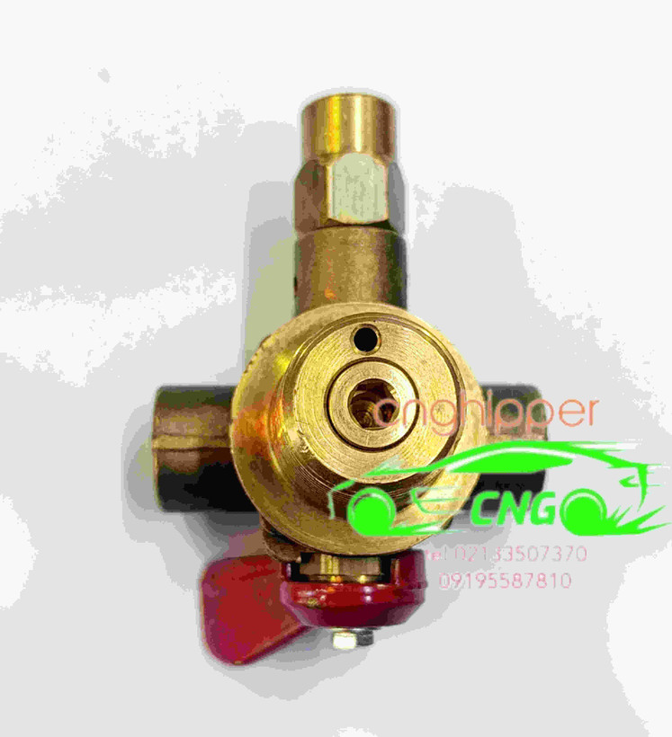 شیر مخزن سی ان جی cng الکتروفن مخروطی